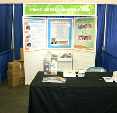 the next political booth i saw ...